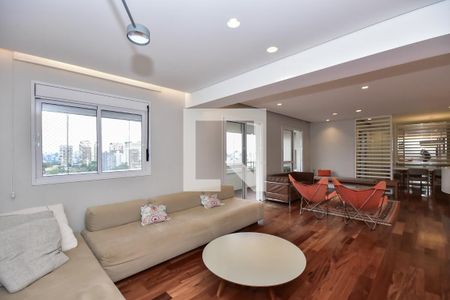 Sala de apartamento à venda com 3 quartos, 181m² em Real Parque, São Paulo