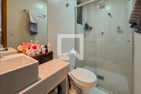 Banheiro da Suíte de apartamento à venda com 2 quartos, 58m² em Buritis, Belo Horizonte