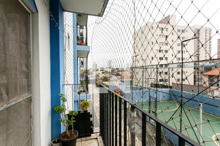 Varanda da Sala de apartamento à venda com 3 quartos, 98m² em Vila Esperança, São Paulo