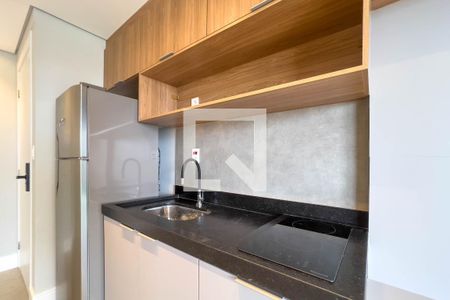 Sala e cozinha de kitnet/studio para alugar com 1 quarto, 33m² em Vila Mariana, São Paulo