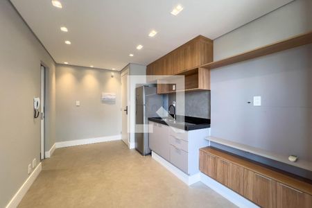 Sala e cozinha de kitnet/studio para alugar com 1 quarto, 33m² em Vila Mariana, São Paulo