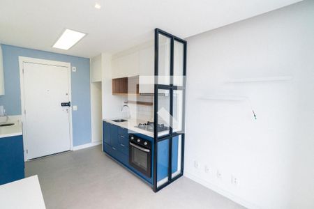 Sala/Cozinha de kitnet/studio à venda com 1 quarto, 27m² em Vila Guarani (zona Sul), São Paulo