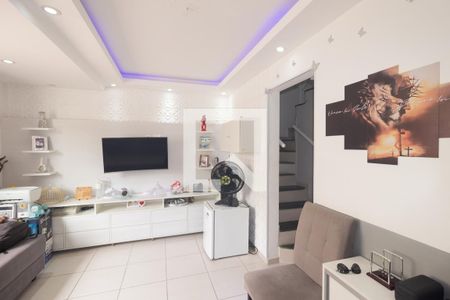 Sala de casa de condomínio para alugar com 2 quartos, 88m² em Guaratiba, Rio de Janeiro