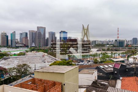 Varanda da Sala de apartamento à venda com 1 quarto, 98m² em Vila Morumbi, São Paulo
