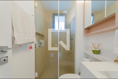 Banheiro de apartamento para alugar com 1 quarto, 40m² em Paraíso, São Paulo