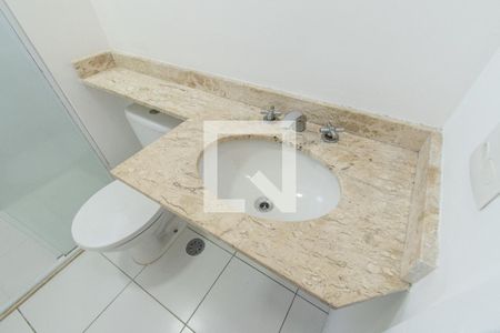 Banheiro de apartamento para alugar com 1 quarto, 28m² em Cambuci, São Paulo