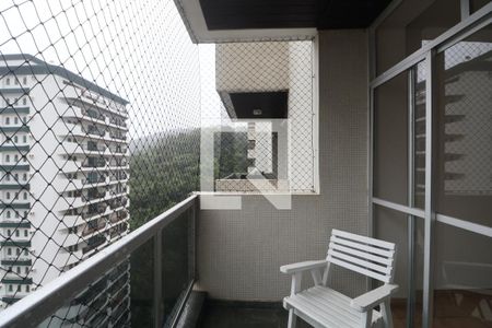 Varanda de apartamento para alugar com 3 quartos, 115m² em Barra Funda, Guarujá