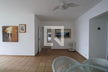 Sala de apartamento para alugar com 3 quartos, 115m² em Barra Funda, Guarujá