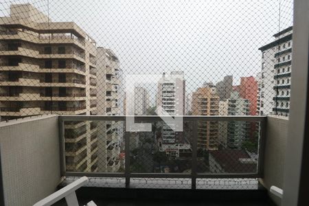 Varanda de apartamento para alugar com 3 quartos, 115m² em Barra Funda, Guarujá