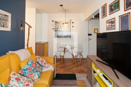 Sala de apartamento para alugar com 2 quartos, 55m² em Bela Vista, São Paulo