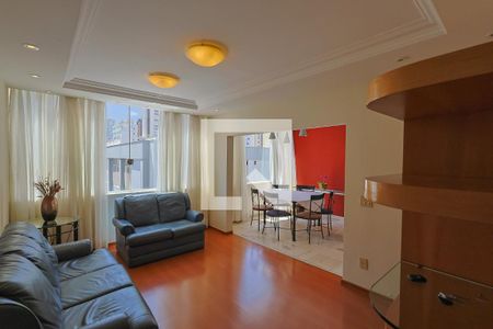 Sala de apartamento à venda com 3 quartos, 122m² em Gutierrez, Belo Horizonte