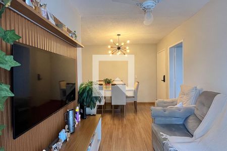 Sala de apartamento para alugar com 2 quartos, 58m² em Morro Nova Cintra, Santos