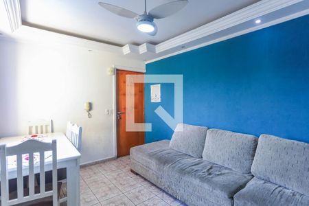 Sala  de apartamento à venda com 2 quartos, 49m² em Campanário, Diadema