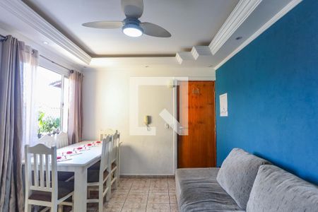 Sala  de apartamento à venda com 2 quartos, 49m² em Campanário, Diadema