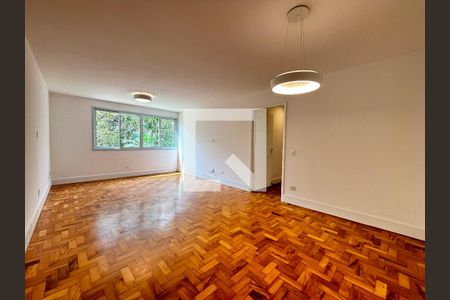 Sala de apartamento para alugar com 3 quartos, 105m² em Indianópolis, São Paulo