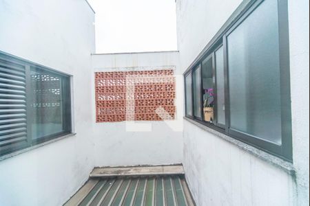 Vista da Sala de apartamento à venda com 3 quartos, 80m² em Vila Homero Thon, Santo André