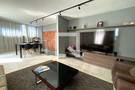 Sala de Estar de apartamento à venda com 2 quartos, 164m² em Belvedere, Belo Horizonte