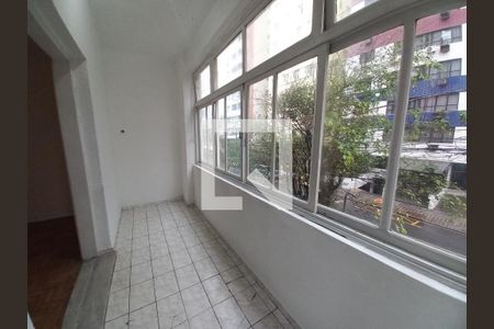 Varanda da Sala de apartamento para alugar com 2 quartos, 82m² em Centro, São Vicente