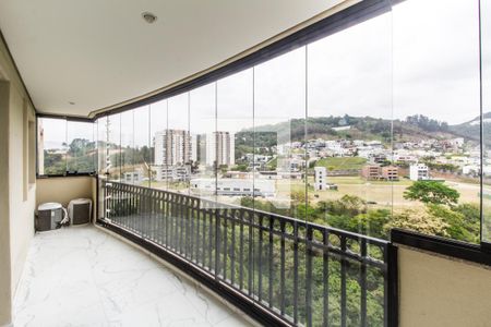 Varanda da Sala de apartamento à venda com 3 quartos, 139m² em Tamboré, Santana de Parnaíba