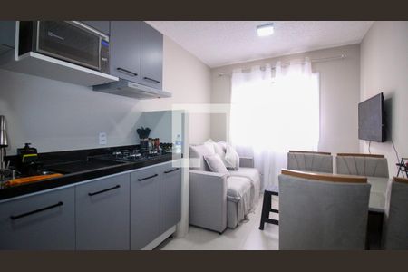 Sala/Cozinha de apartamento à venda com 2 quartos, 32m² em Vila Graciosa, São Paulo