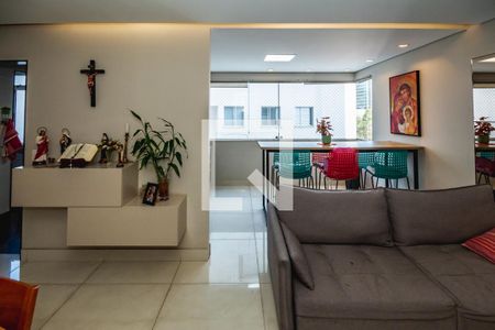 Sala de apartamento para alugar com 3 quartos, 90m² em Castelo, Belo Horizonte