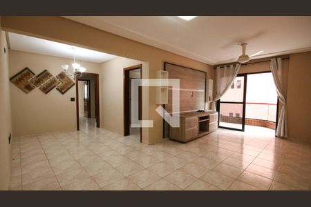Sala de apartamento para alugar com 2 quartos, 111m² em Canto do Forte, Praia Grande