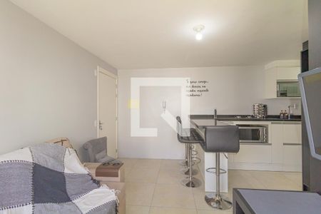 Sala/Cozinha de apartamento à venda com 2 quartos, 52m² em Olaria, Canoas