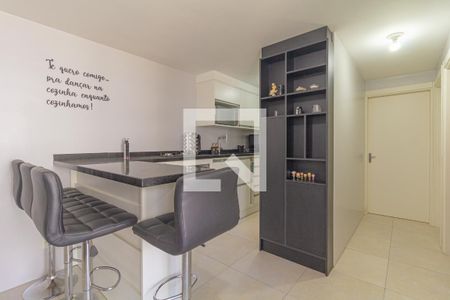 Sala/Cozinha de apartamento à venda com 2 quartos, 52m² em Olaria, Canoas