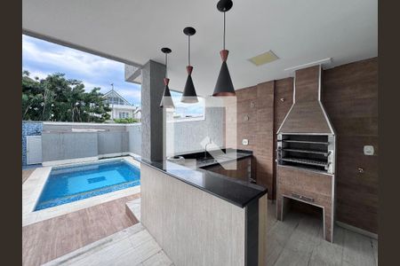 Varanda Sala de casa de condomínio para alugar com 5 quartos, 350m² em Recreio dos Bandeirantes, Rio de Janeiro