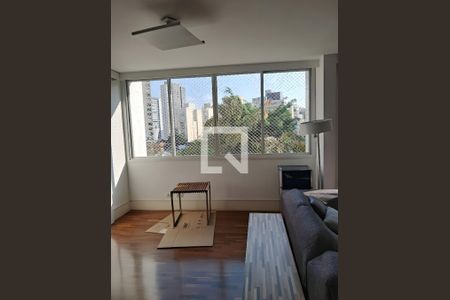 Sala de apartamento para alugar com 3 quartos, 128m² em Moema, São Paulo