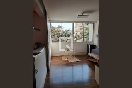 Sala de apartamento para alugar com 3 quartos, 128m² em Moema, São Paulo