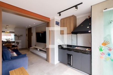 Varanda Gourmet de apartamento para alugar com 3 quartos, 77m² em Centro, Guarulhos