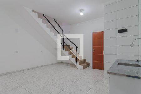 Sala/Cozinha de apartamento para alugar com 2 quartos, 60m² em Parque das Américas, Mauá