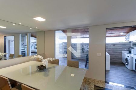 Sala de Jantar de casa de condomínio à venda com 3 quartos, 124m² em Cabral, Contagem