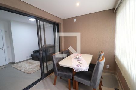 Varanda gourmet de apartamento para alugar com 1 quarto, 38m² em Granja Marileusa, Uberlândia