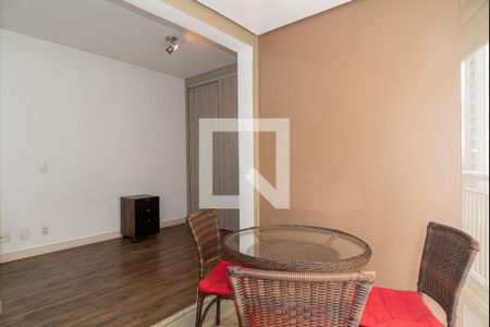 Varanda da Sala/Quarto de kitnet/studio para alugar com 1 quarto, 32m² em Bela Vista, São Paulo