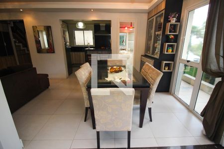 Sala de Jantar de casa de condomínio à venda com 4 quartos, 218m² em Teresópolis, Porto Alegre
