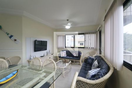 Sala de apartamento para alugar com 3 quartos, 150m² em Balneario Cidade Atlantica, Guarujá