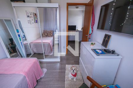quarto 1 de apartamento para alugar com 3 quartos, 76m² em Rio Branco, Belo Horizonte