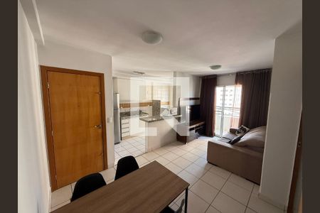 Sala de apartamento para alugar com 1 quarto, 46m² em Setor Bela Vista, Goiânia