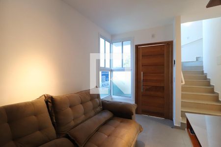 Sala de casa de condomínio para alugar com 3 quartos, 81m² em Granja Marileusa, Uberlândia