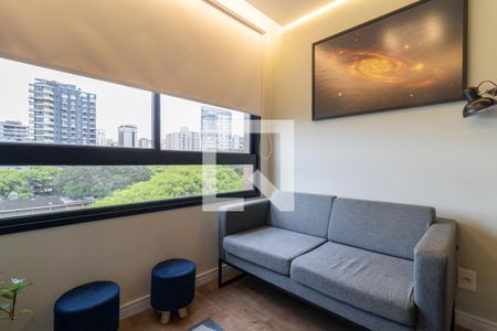 Sala de apartamento para alugar com 2 quartos, 40m² em Indianópolis, São Paulo