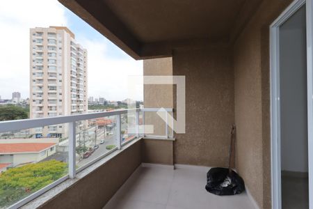 Varanda da Sala de apartamento para alugar com 2 quartos, 60m² em Santa Terezinha, Santo André