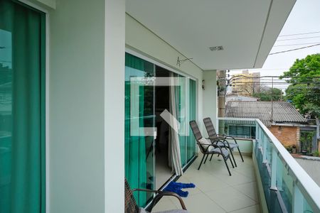 Varanda da Sala de casa para alugar com 3 quartos, 249m² em Vila Angelina, São Bernardo do Campo