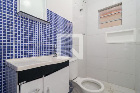 Banheiro Social de kitnet/studio para alugar com 1 quarto, 40m² em Parque Monte Alegre, Taboão da Serra