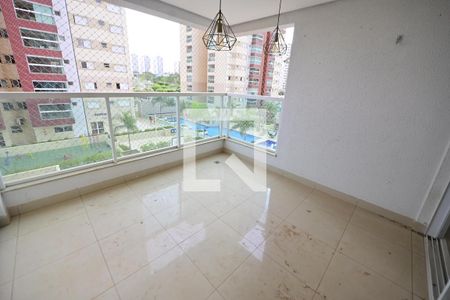 Varanda gourmet de apartamento para alugar com 3 quartos, 100m² em Residencial Eldorado, Goiânia