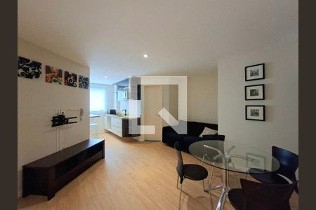 Sala de apartamento à venda com 1 quarto, 43m² em Vila Nova Conceição, São Paulo