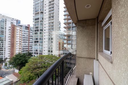 Varanda de apartamento para alugar com 1 quarto, 36m² em Vila Nova Conceição, São Paulo