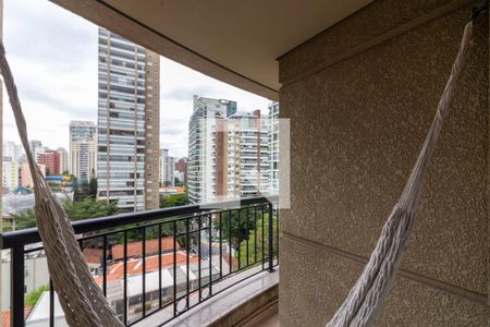 Varanda de apartamento para alugar com 1 quarto, 36m² em Vila Nova Conceição, São Paulo
