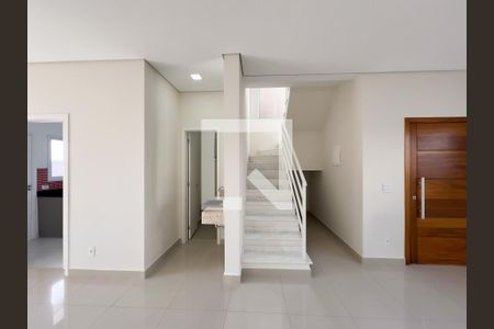 Sala de casa de condomínio para alugar com 3 quartos, 120m² em Chácaras Silvânia, Valinhos